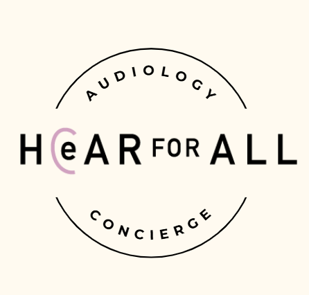 HeAR FOR ALL circle brand logo